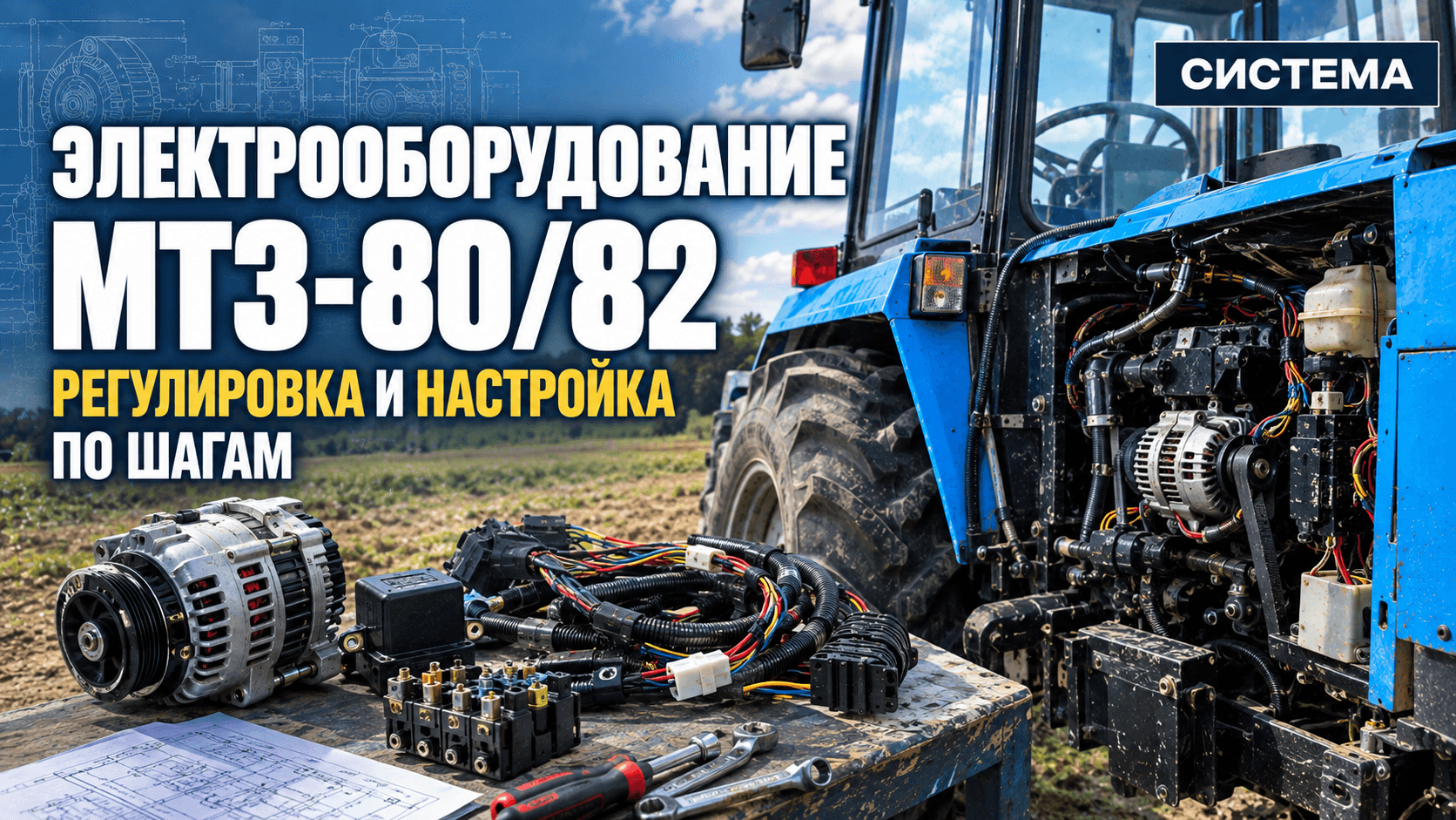 Генератор МТЗ-80/82: регулировка ремня, зарядки и реле-регулятора по шагам