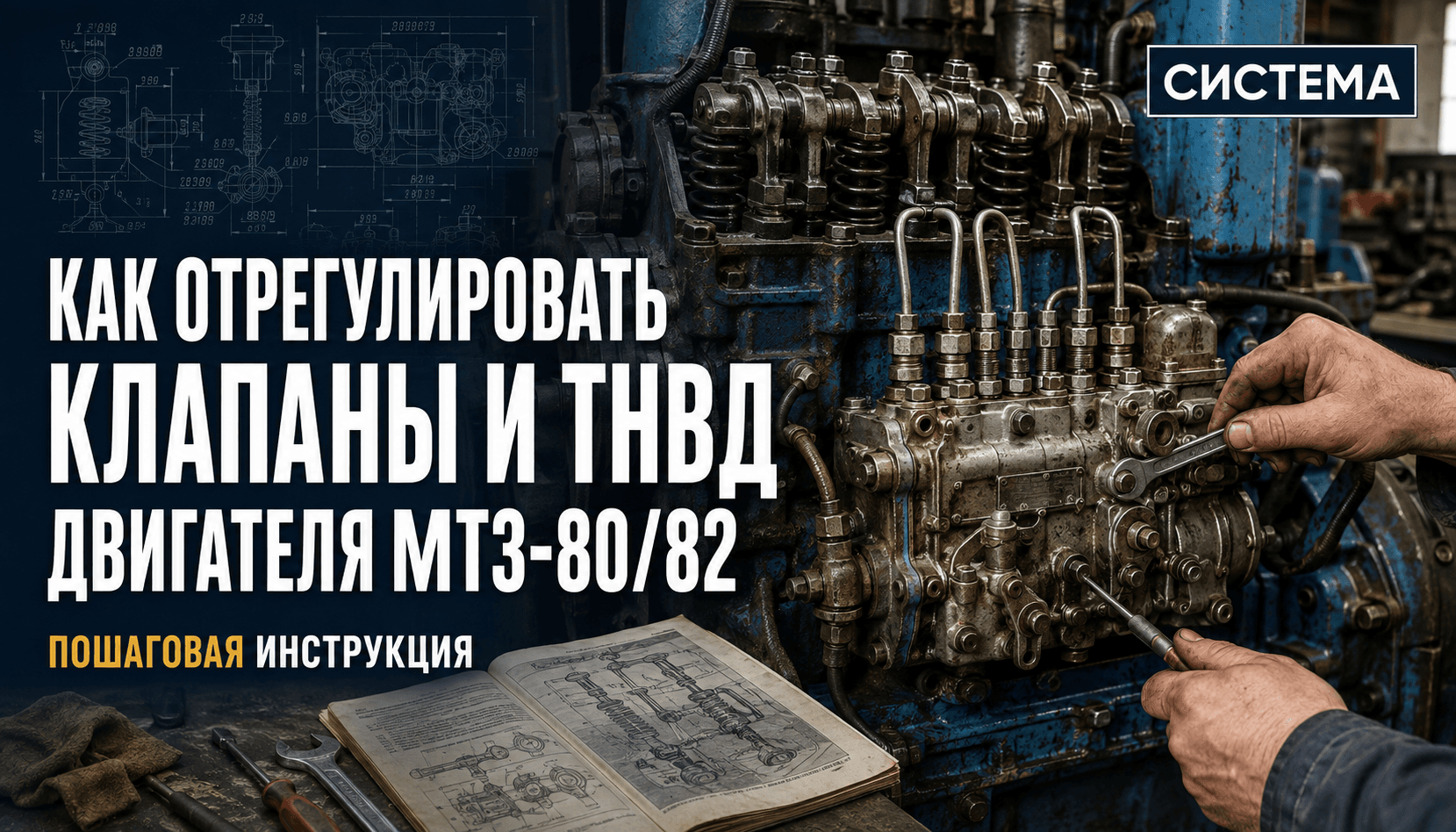 Как отрегулировать клапаны и ТНВД двигателя МТЗ-80/82 (Д-240): пошаговая инструкция