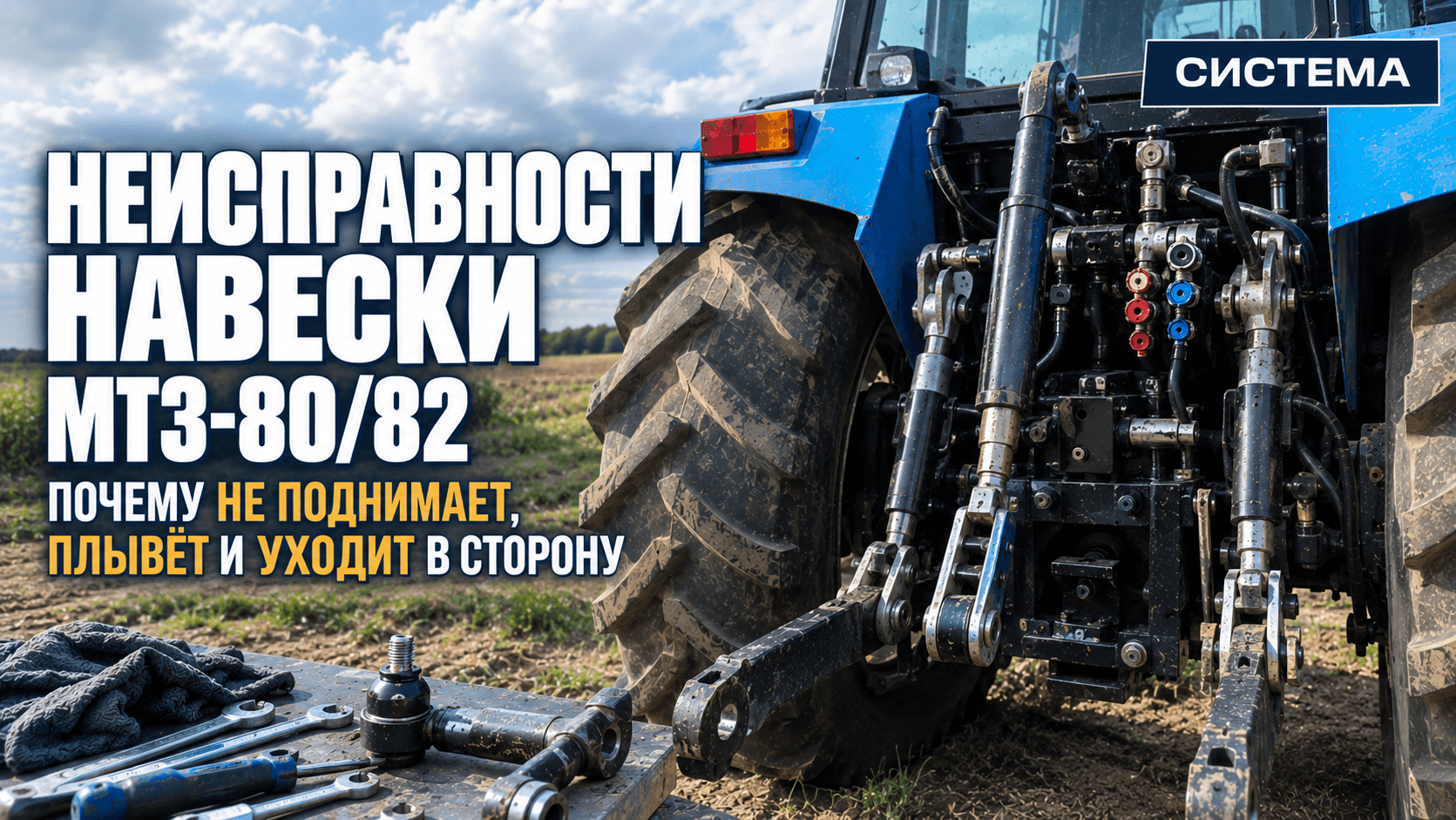 Неисправности навески МТЗ-80/82: почему не поднимает, плывёт и уходит в сторону