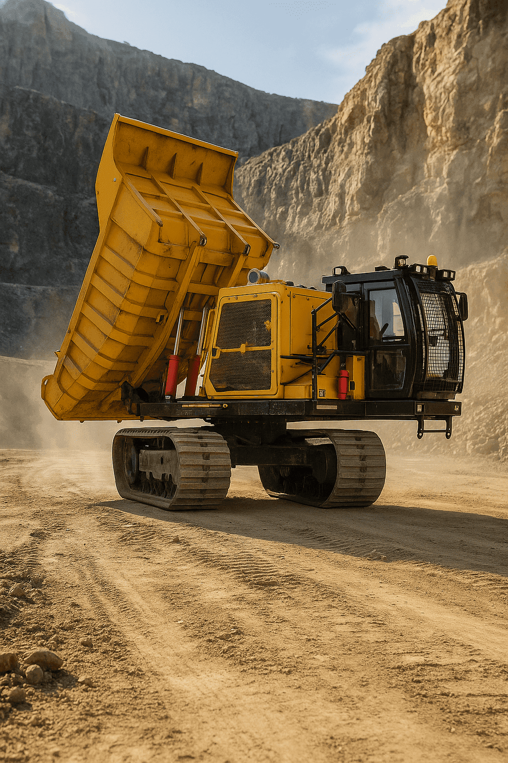 Гусеничный полноповоротный самосвал ТЛ