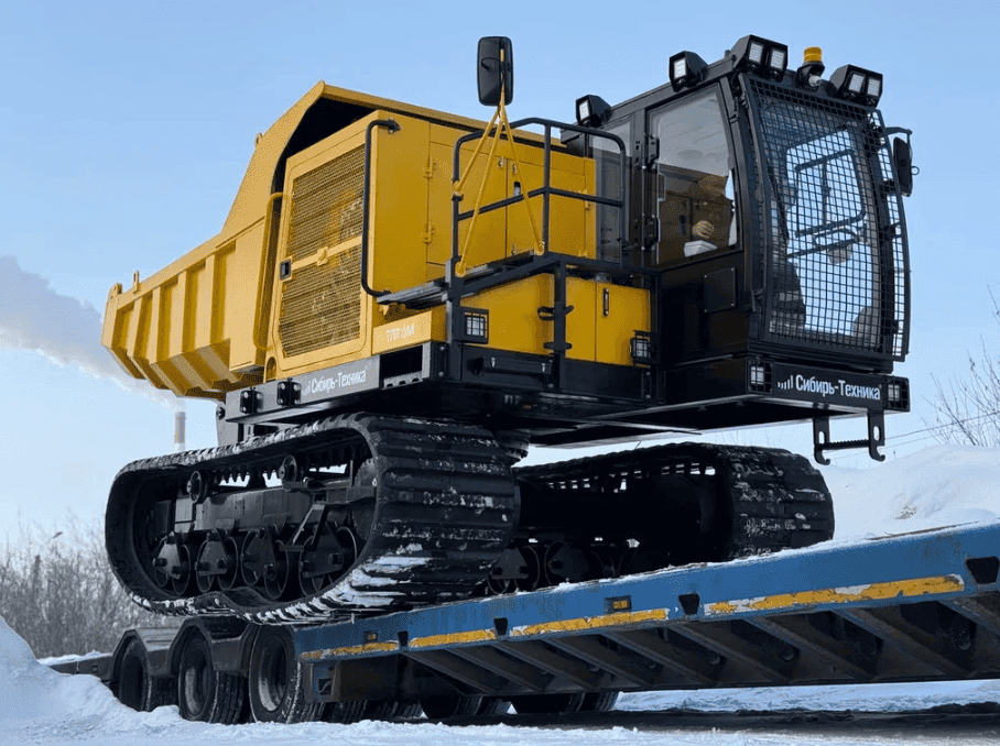 Гусеничный поворотный самосвал