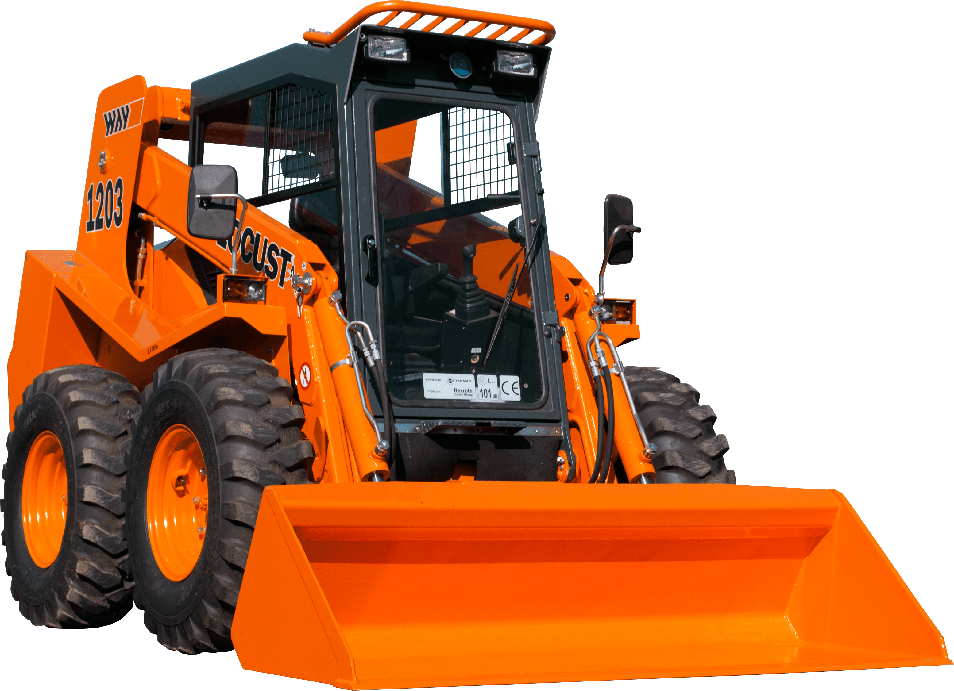 Мини-погрузчик LOCUST L1203, радиальный тип подъёма