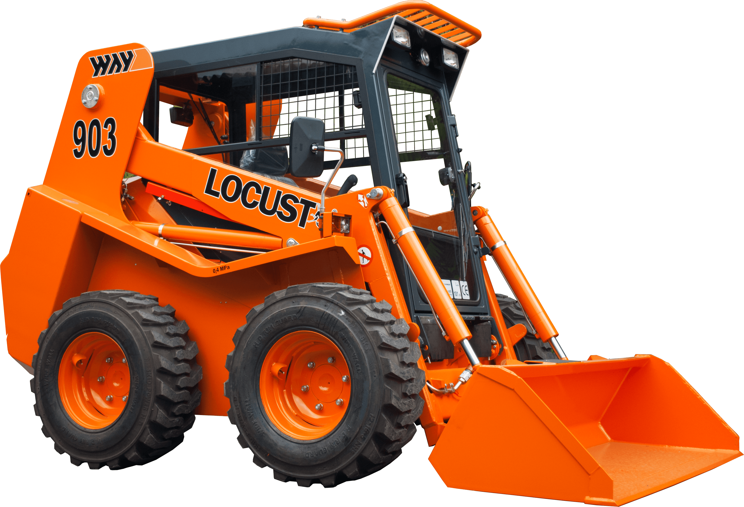 Мини-погрузчик LOCUST L903, радиальный тип подъёма