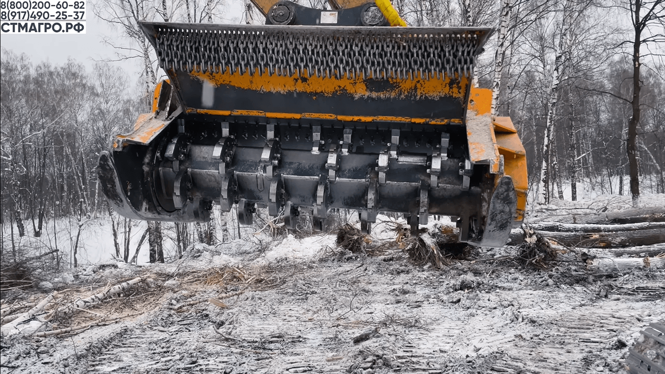 Нужно регулярно проводить осмотр мульчера и его ротора с ножами