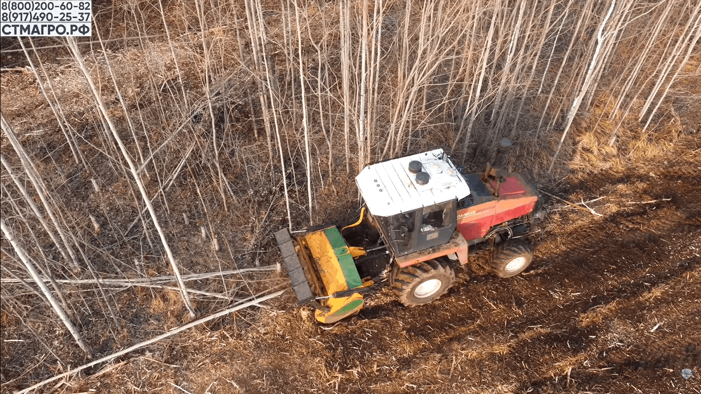 УЭС-280 с мульчером не простаивает в межсезонье