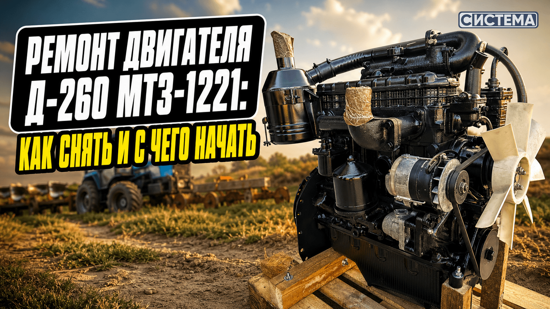 Ремонт двигателя Д-260 на МТЗ-1221