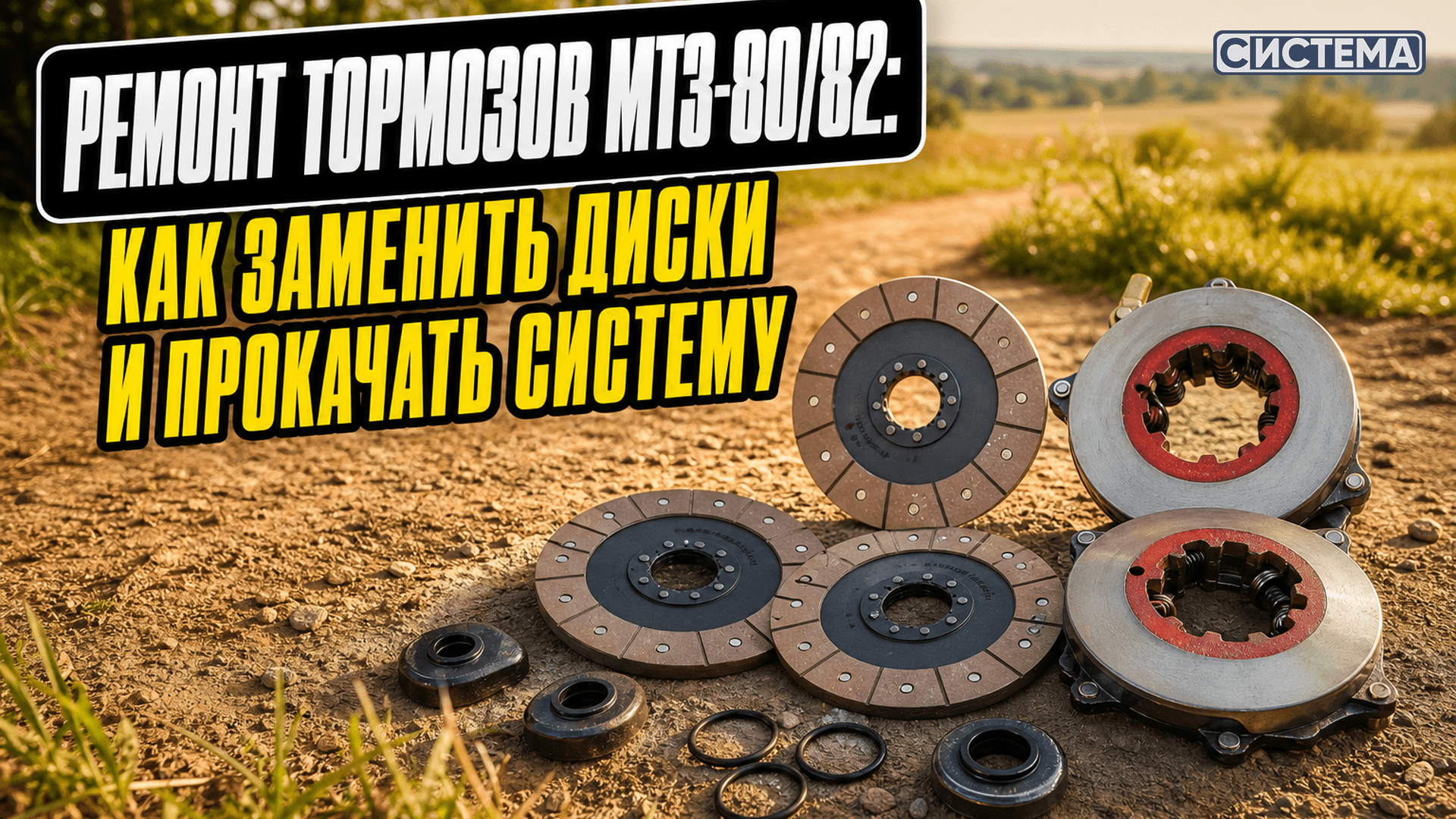 Ремонт тормозов МТЗ-82 своими руками
