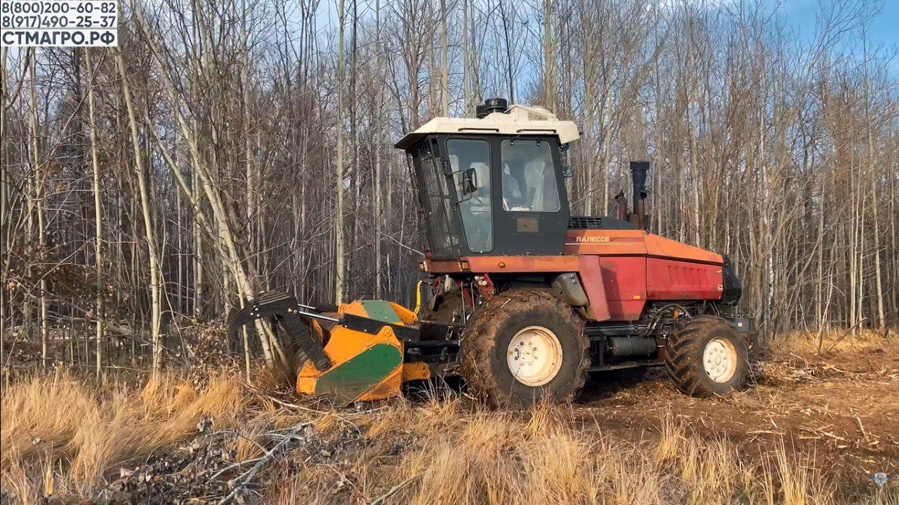 Мы можем установить мульчер даже на комбайн