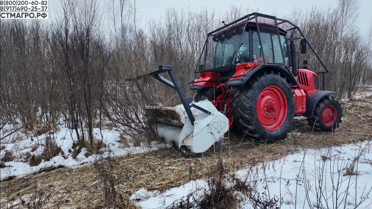 Лесная защита обязательна при работе с мульчером