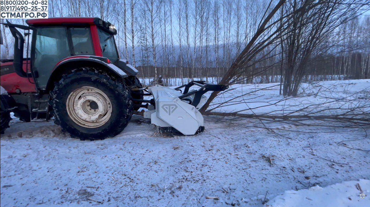 В зимнее время мульчер не должен простаивать