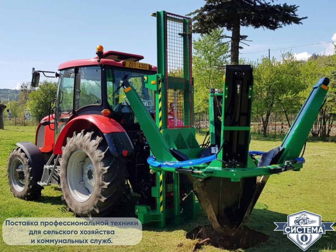 Пересадчик деревьев Bystron (тракторный)