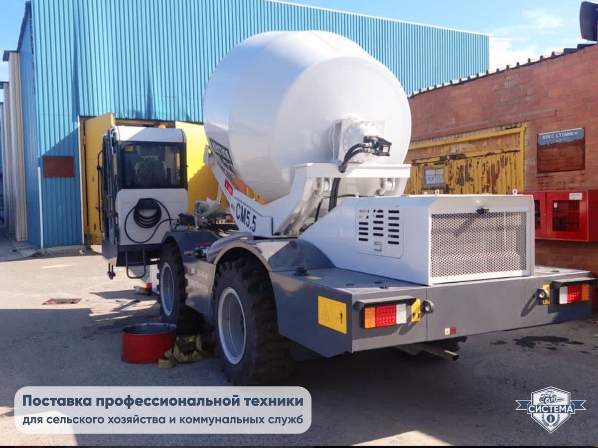 Самоходный бетоносмеситель 12 кубов в час
