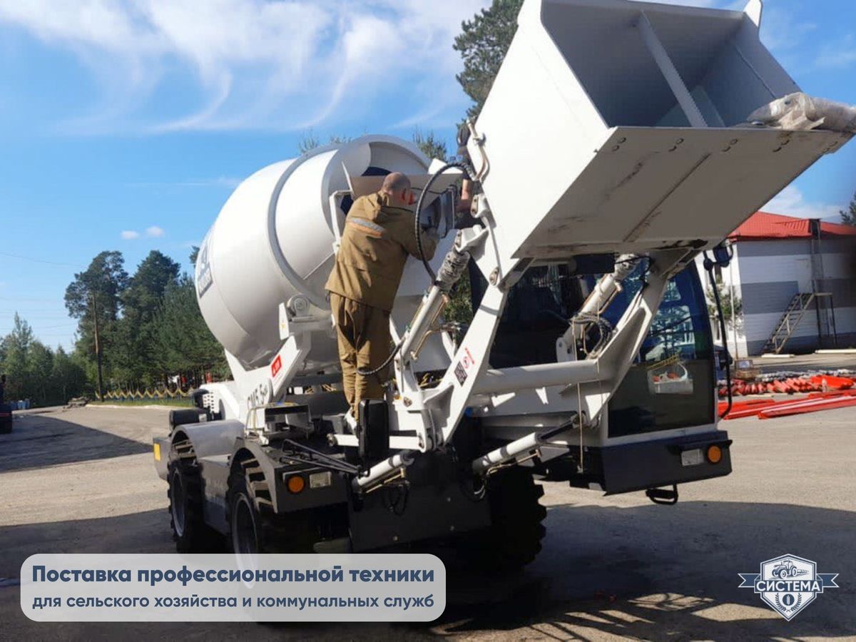 Самоходный бетоносмеситель 10 кубов в час