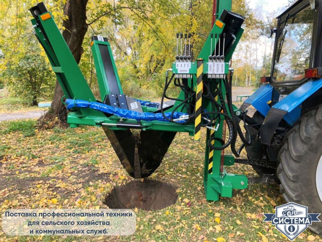 Пересадчик деревьев Bystron (тракторный)