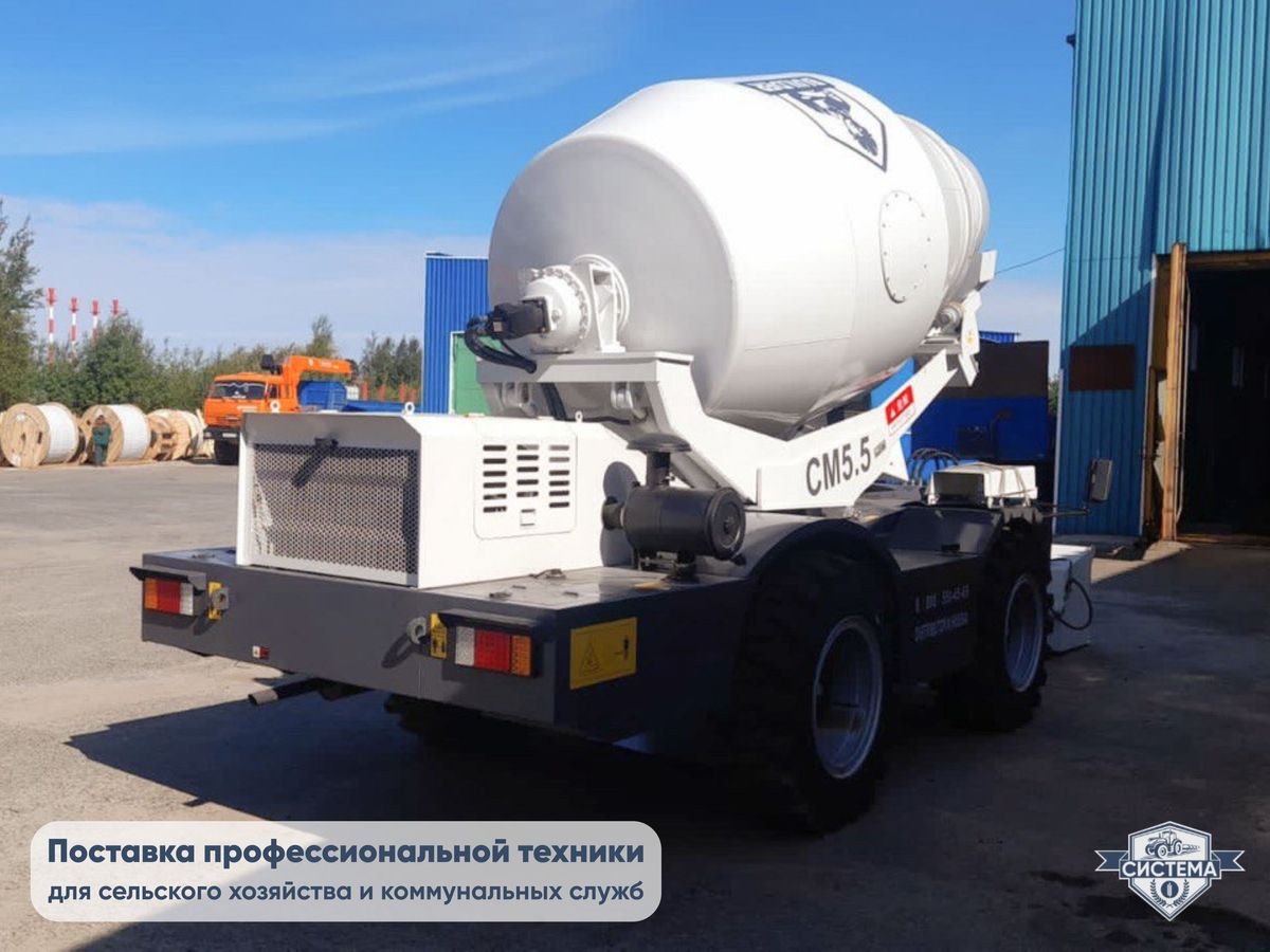 Самоходный бетоносмеситель 10 кубов в час