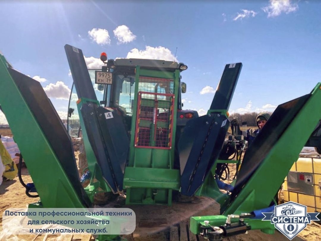 Пересадчик деревьев Bystron (тракторный)