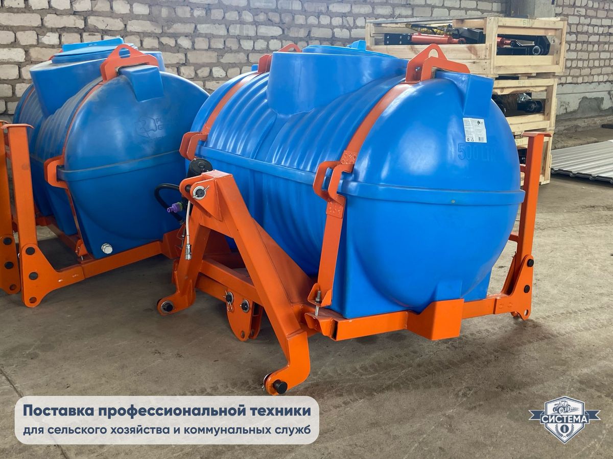 Щетка коммунальная с бункером и боковой щеткой (2м)