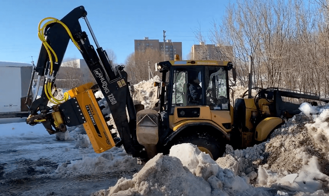 Мульчер для экскаватора-погрузчика 1 метр