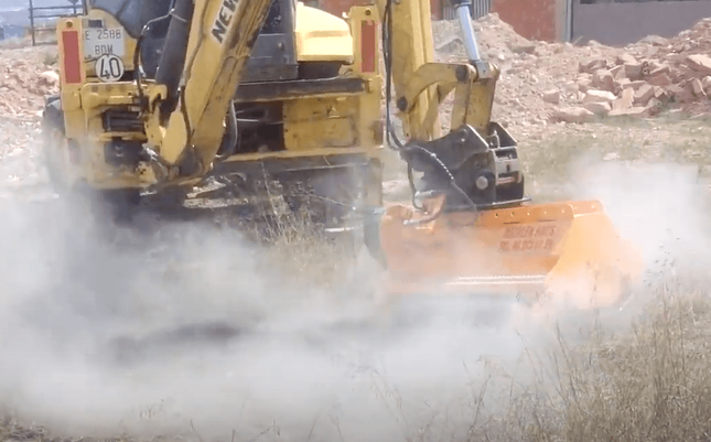 Мульчер для экскаватора-погрузчика 1 метр