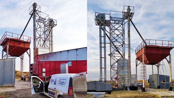 Зерносушилка конвейерная АТМ 54т/ч